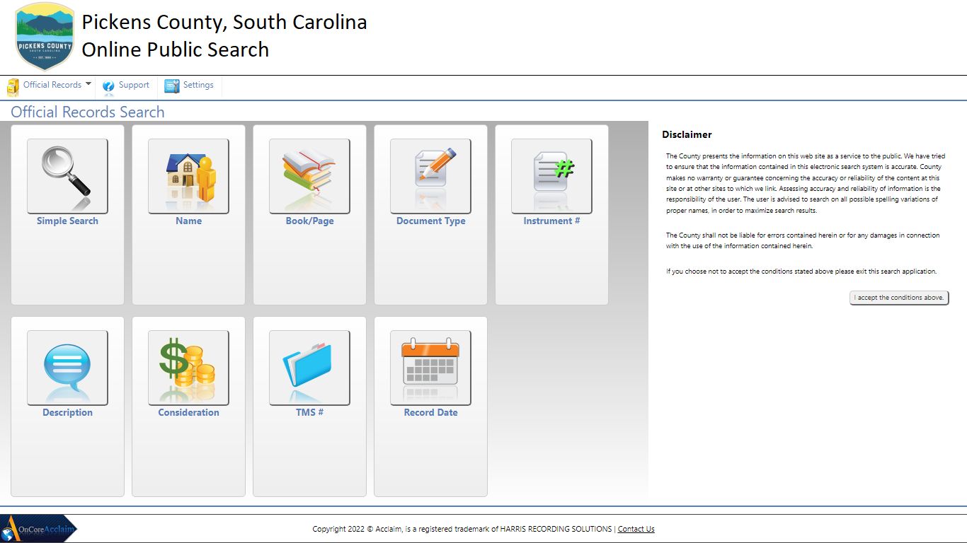 Pickens County, SC County Records